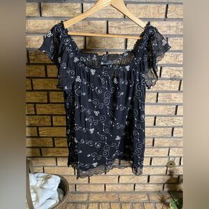 Ab studio sheer top‎